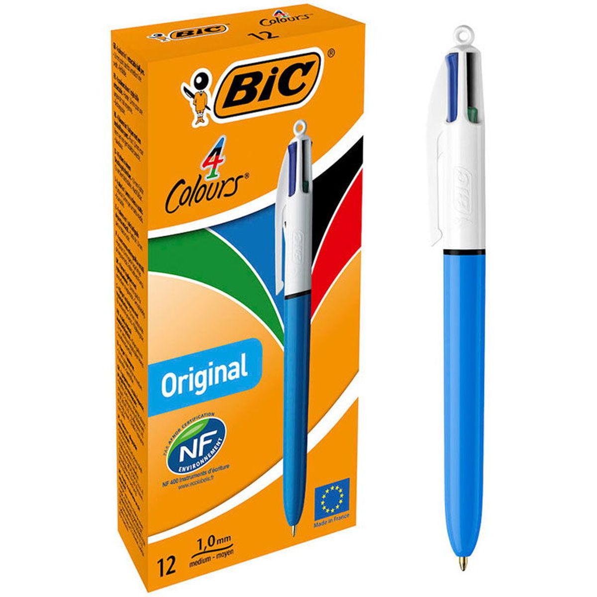 BIC 4Colours kuglepen 0,32mm flerfarvet