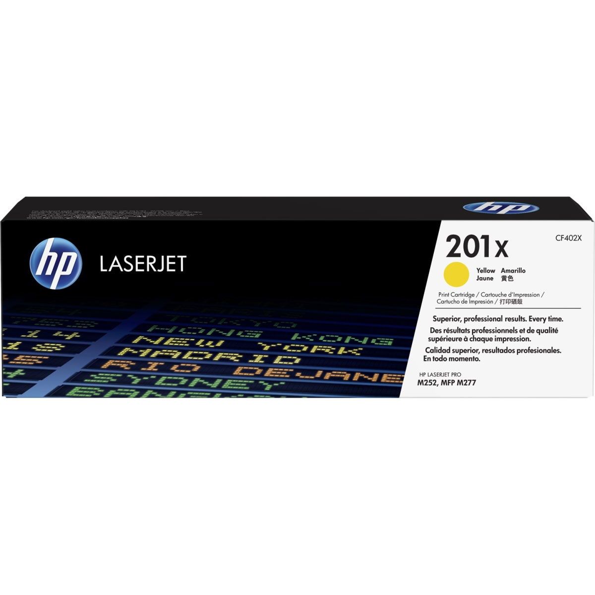 HP 201X CF402X Gul Lasertoner, 2.300 sider