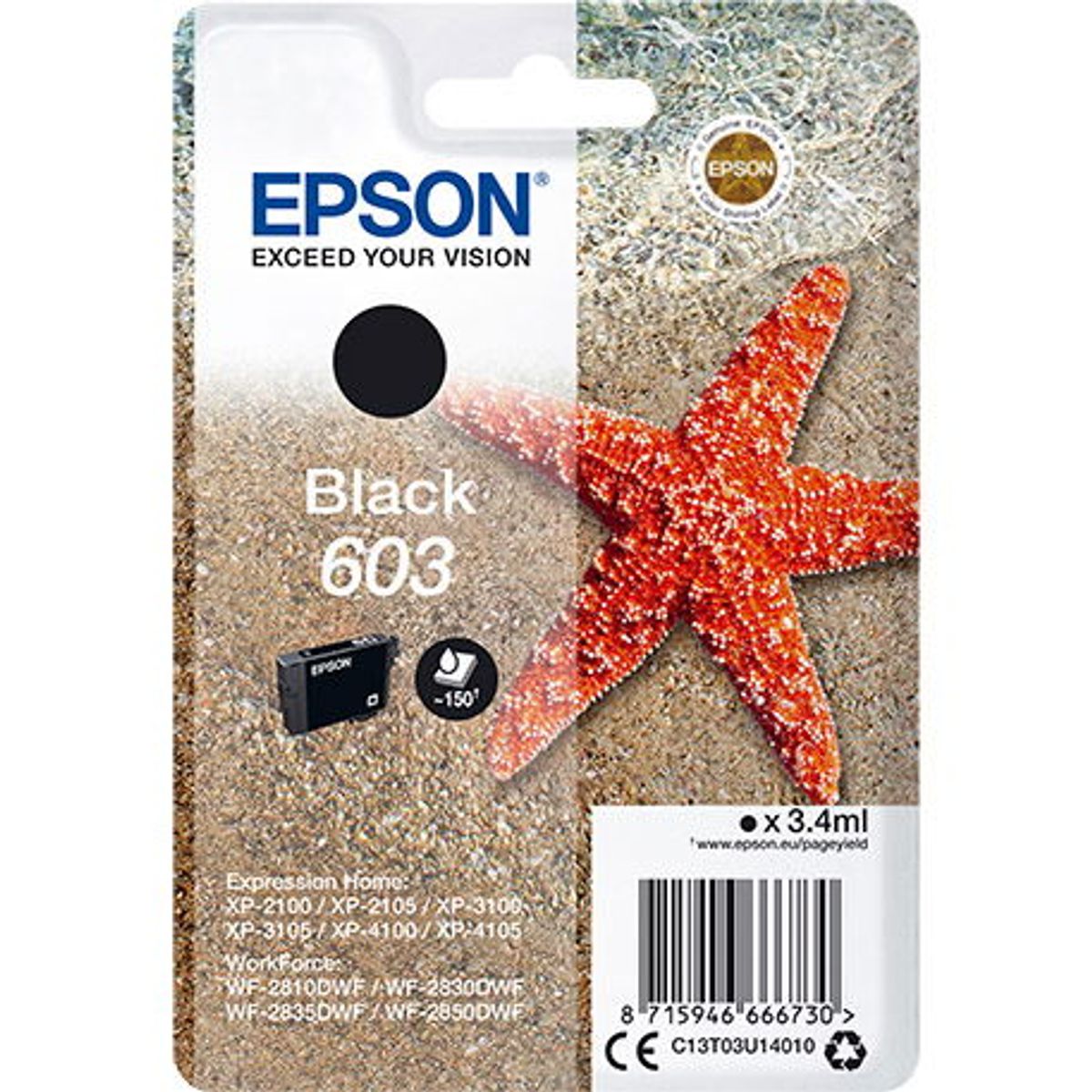 Epson 603 blækpatron black