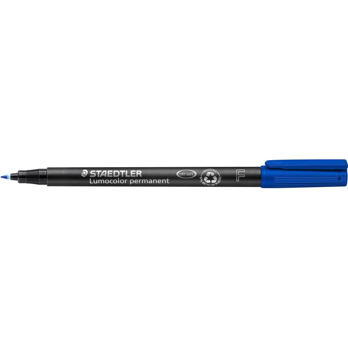 Staedtler Lumocolor 318F permanent overheadpen 0,6mm blå