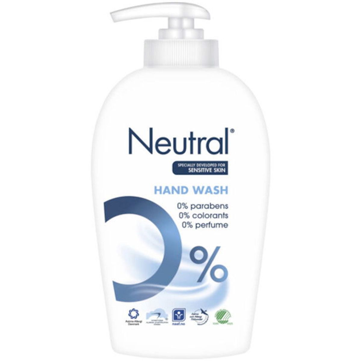 Neutral håndsæbe med pumpe 250 ml