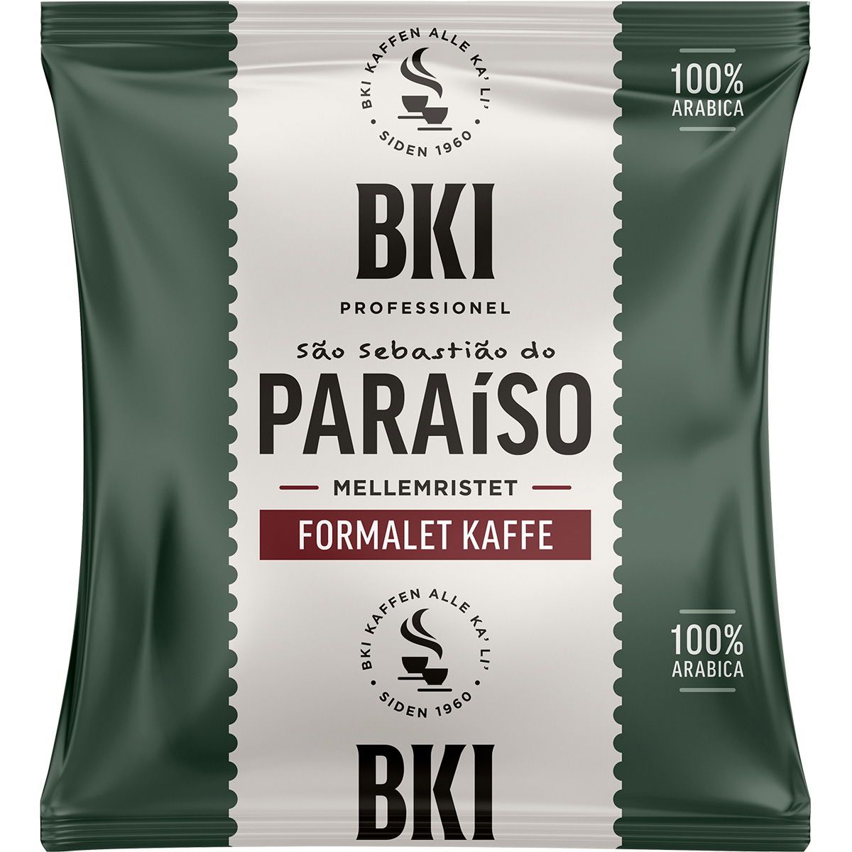 BKI Paraiso formalet kaffe 75g 100ps