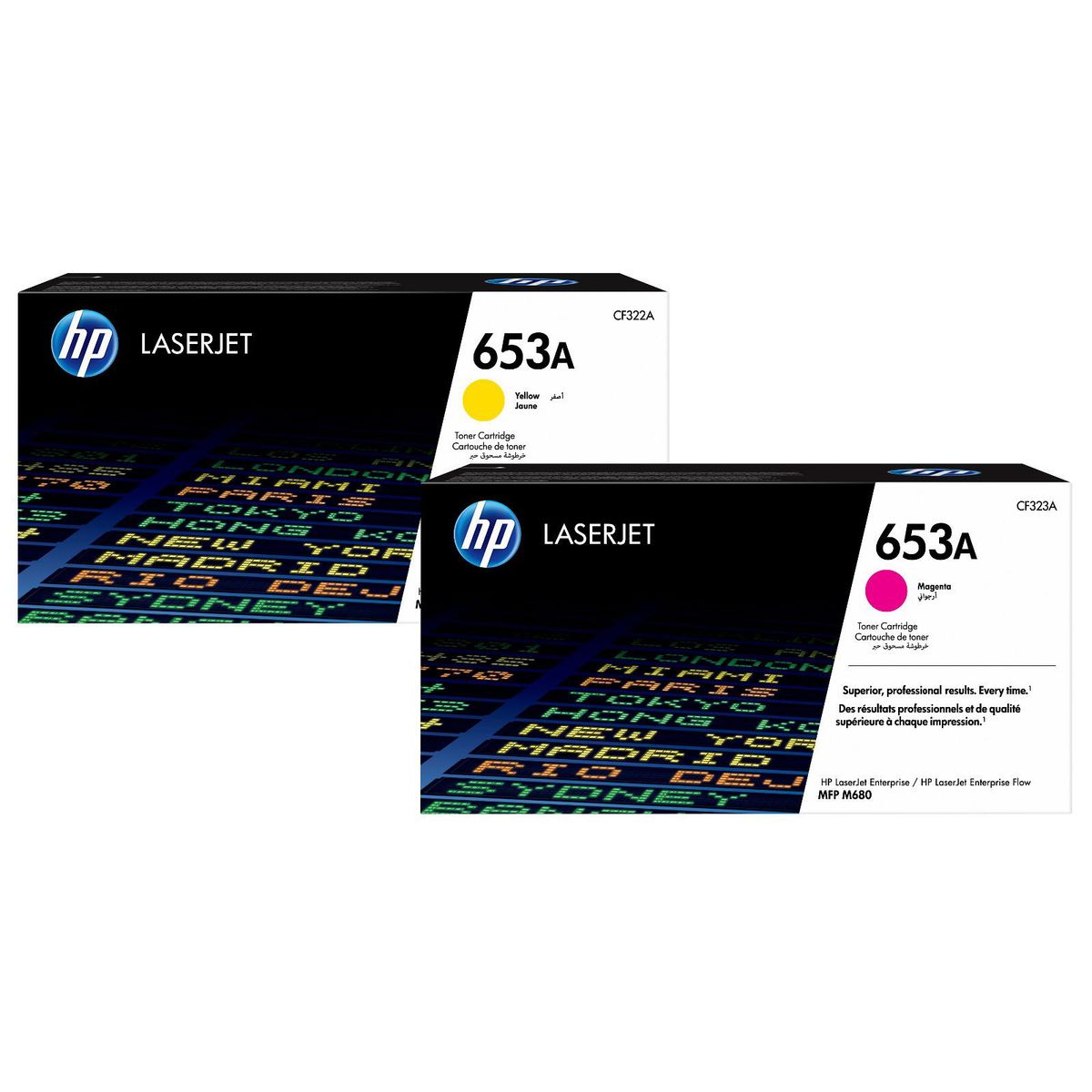 HP 653A CF323A Magenta Lasertoner, 16.500 sider