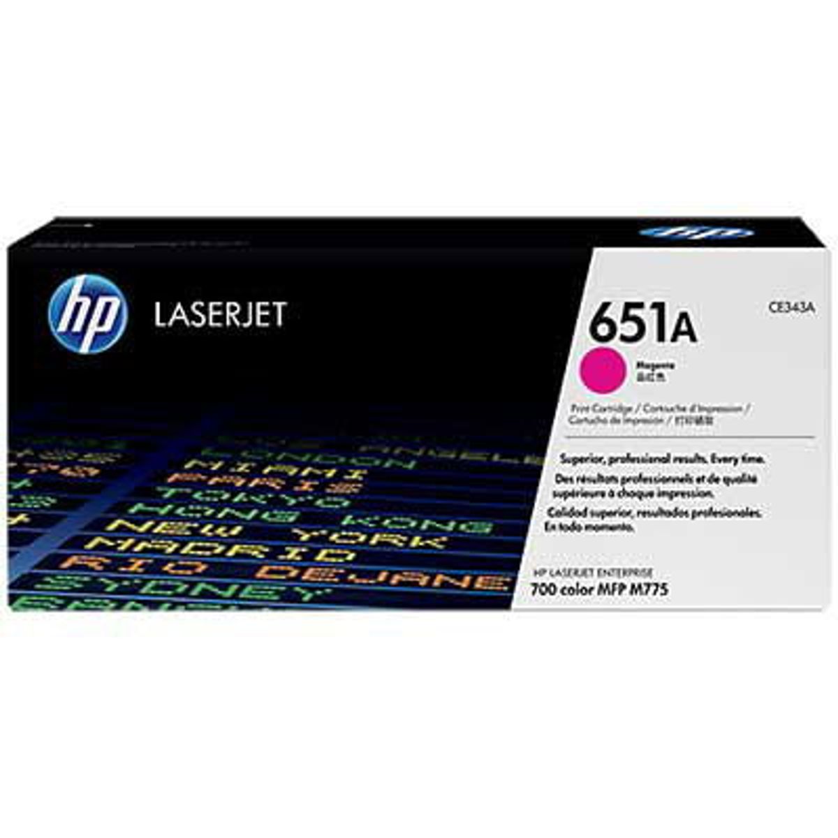 HP 651A CE343A Magenta Lasertoner, 16.000 sider