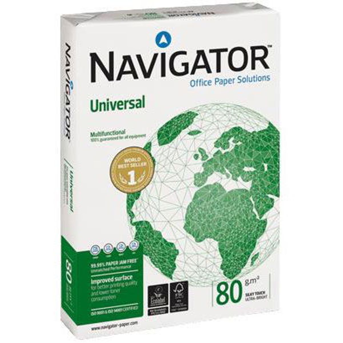 Navigator Universal kopipapir A3 80 g 500 ark hvid