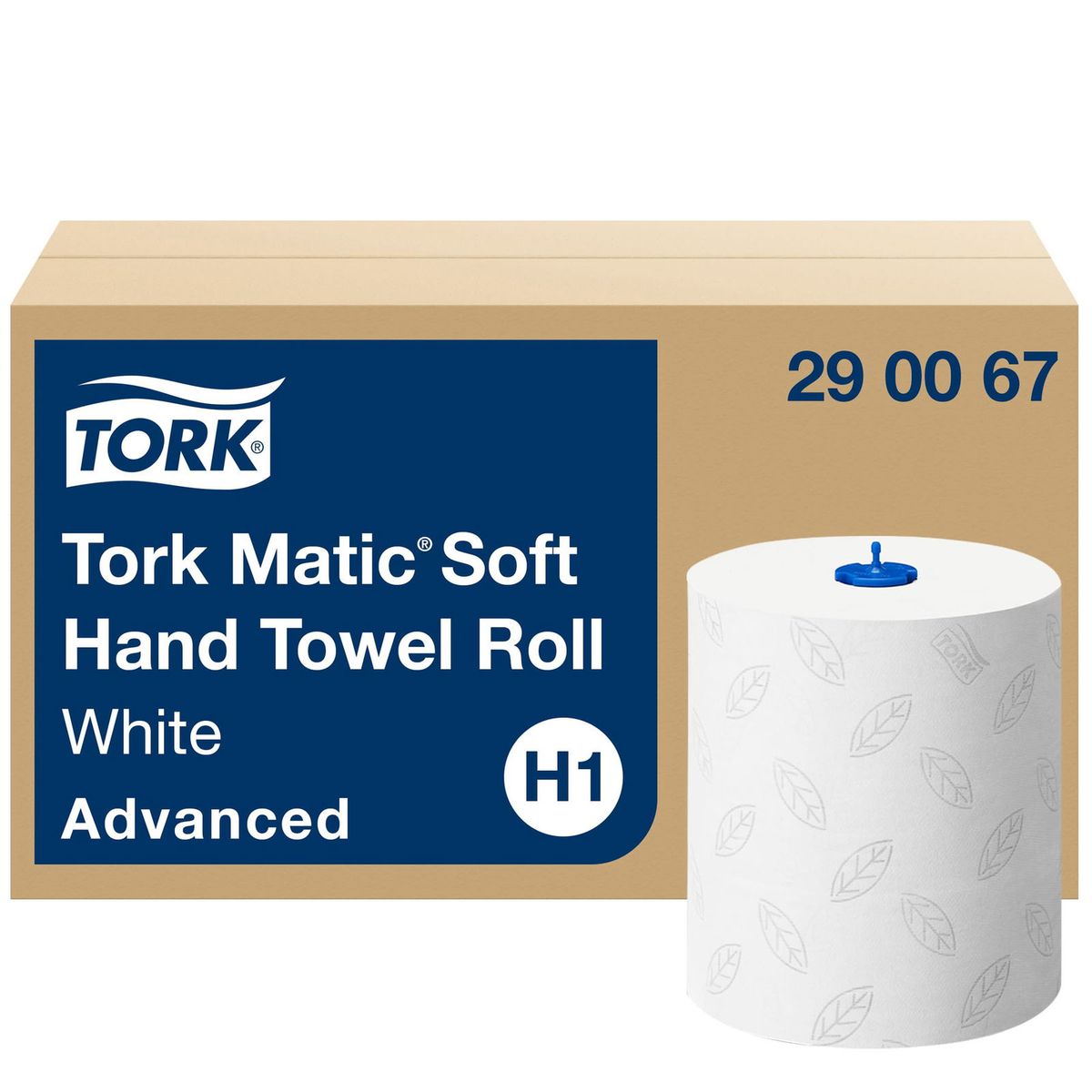 Tork 290067 Matic Advanced H1 håndklæderulle hvid 6ruller