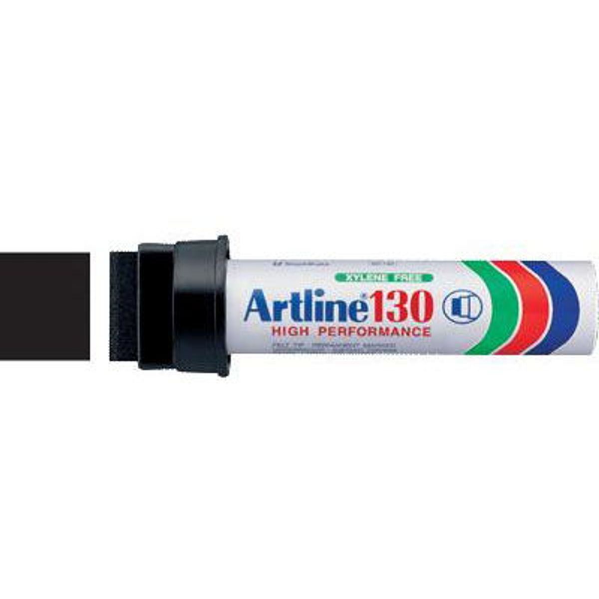 Artline 130 jumbo marker 30mm sort