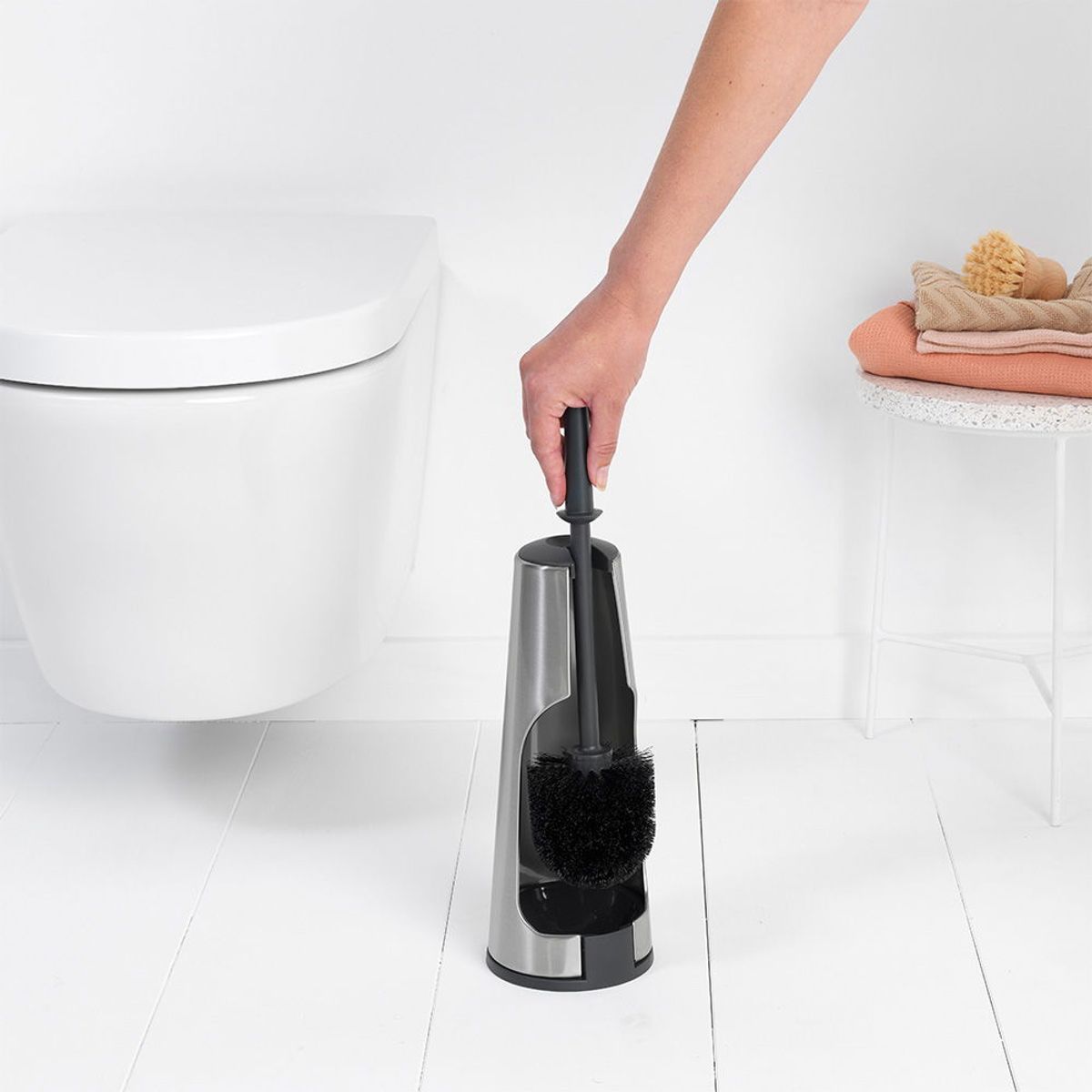 Brabantia ReNew toiletbørste 43cm mat stål