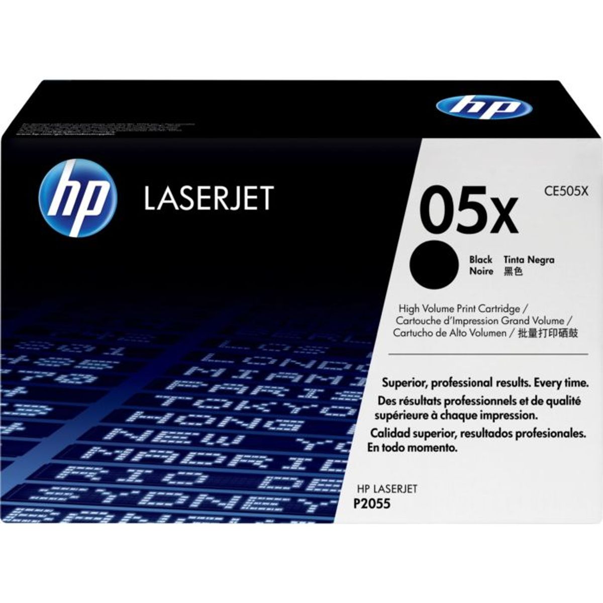 HP 05X CE505X Sort Lasertoner, 6.500 sider