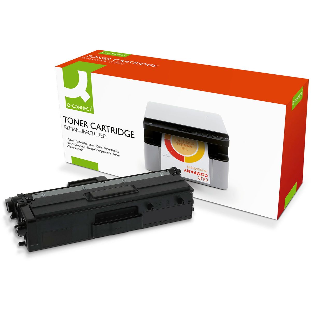 Q-connect TN421 toner sort 3000 sider