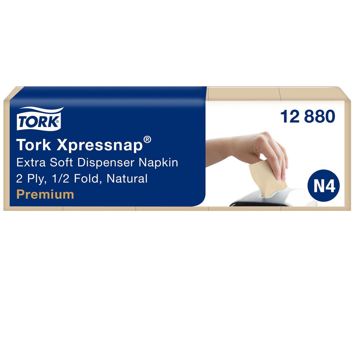 Tork 12880 Xpressnap Extra Soft servietter N4 natur 1000stk