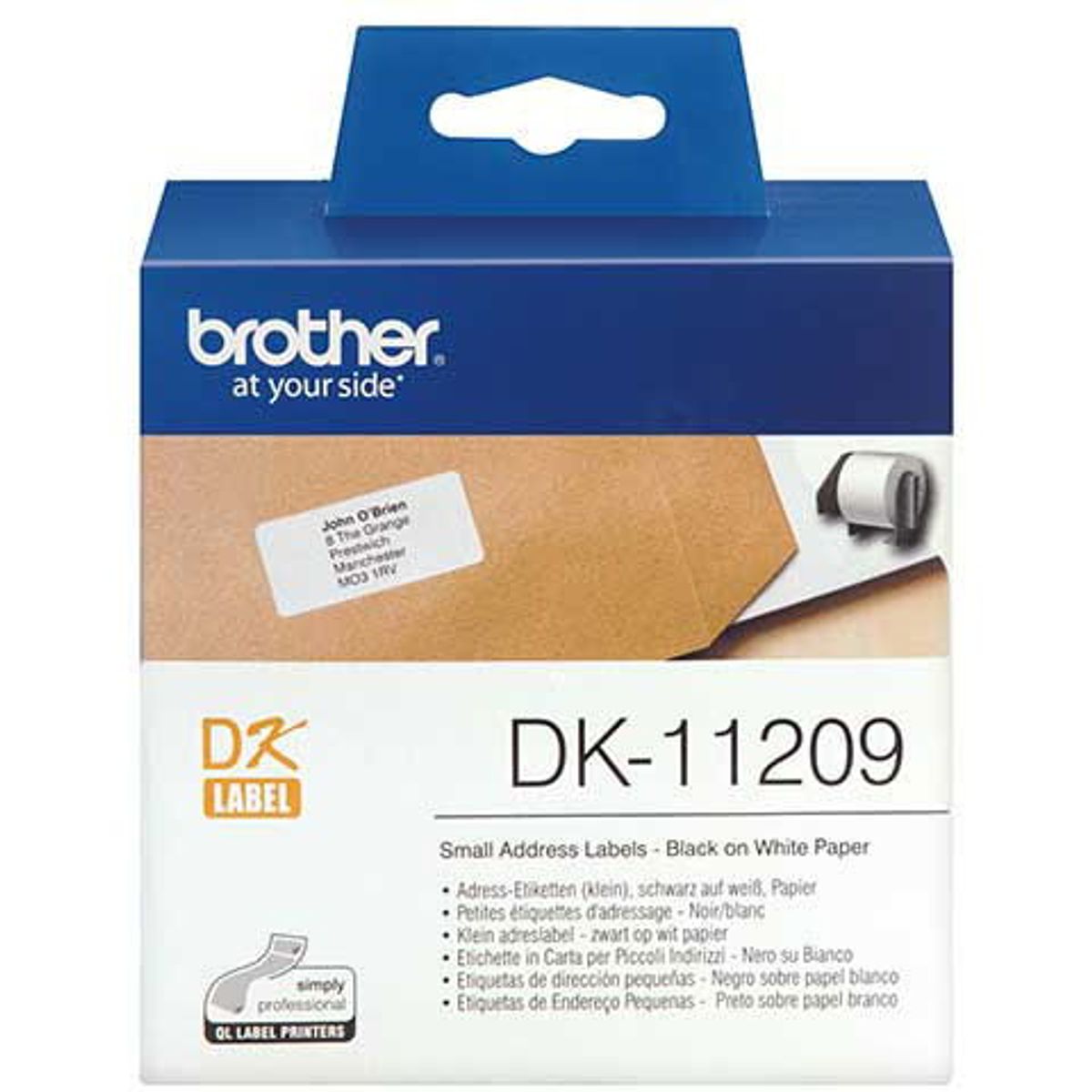 Brother etiket adresselabel 62x29mm 800tk