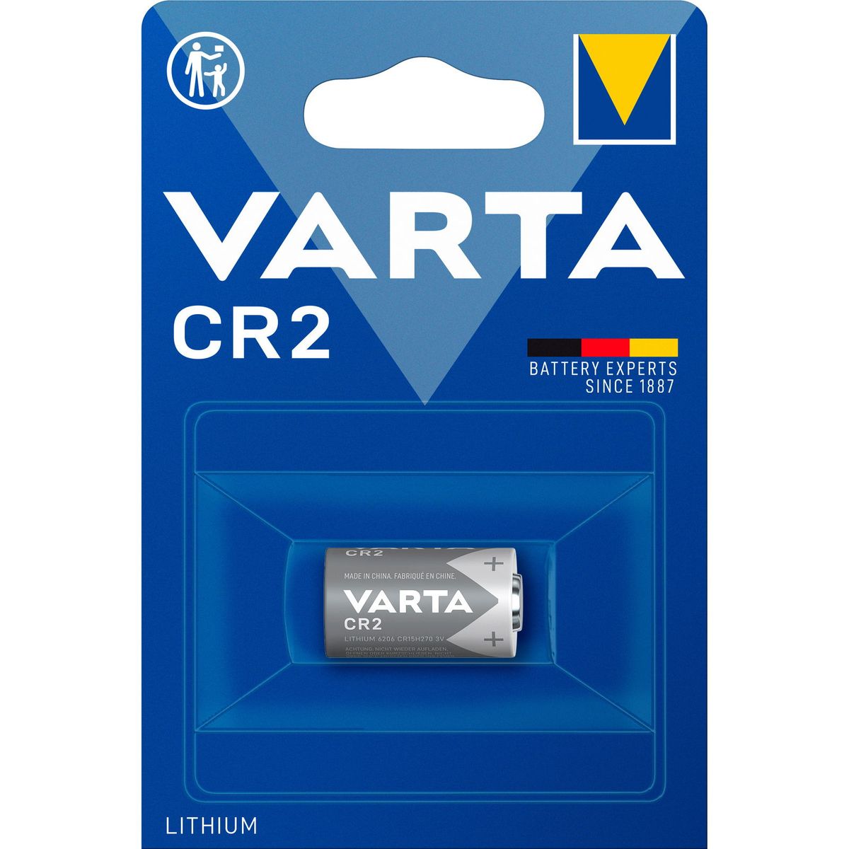 VARTA batteri CR2 1 stk