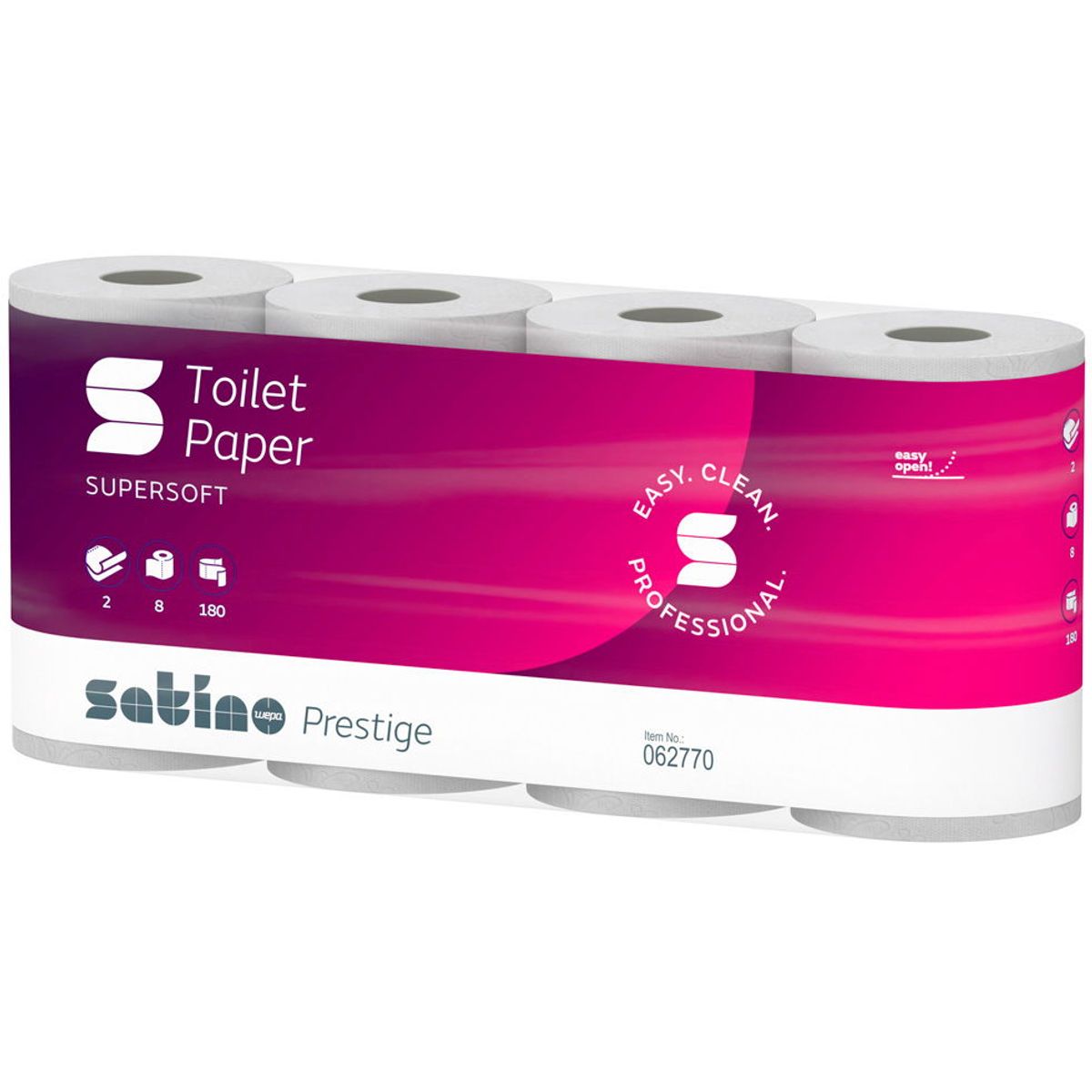 Satino Prestige toiletpapir hvid 2Lag