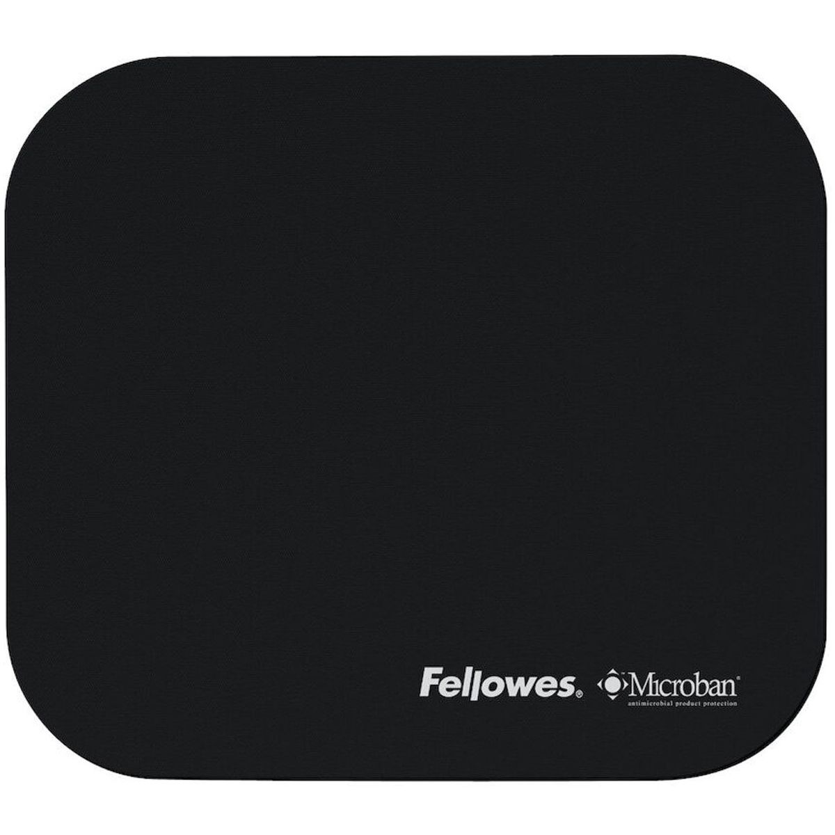 Fellowes Microban musemåtte 20x23cm sort