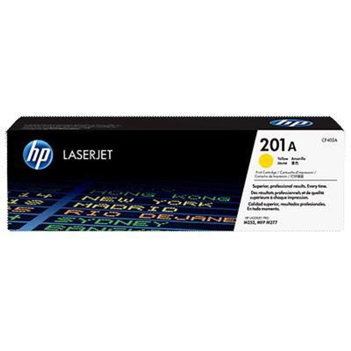 HP 201A CF402A Gul Lasertoner, 1.400 sider