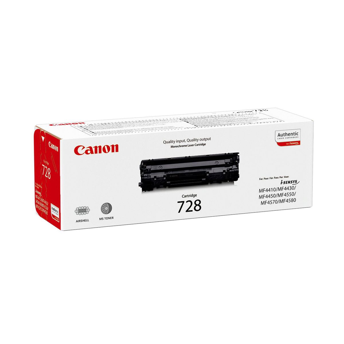 Canon CRG-728 3500B002AA Sort Lasertoner, 2.100 sider