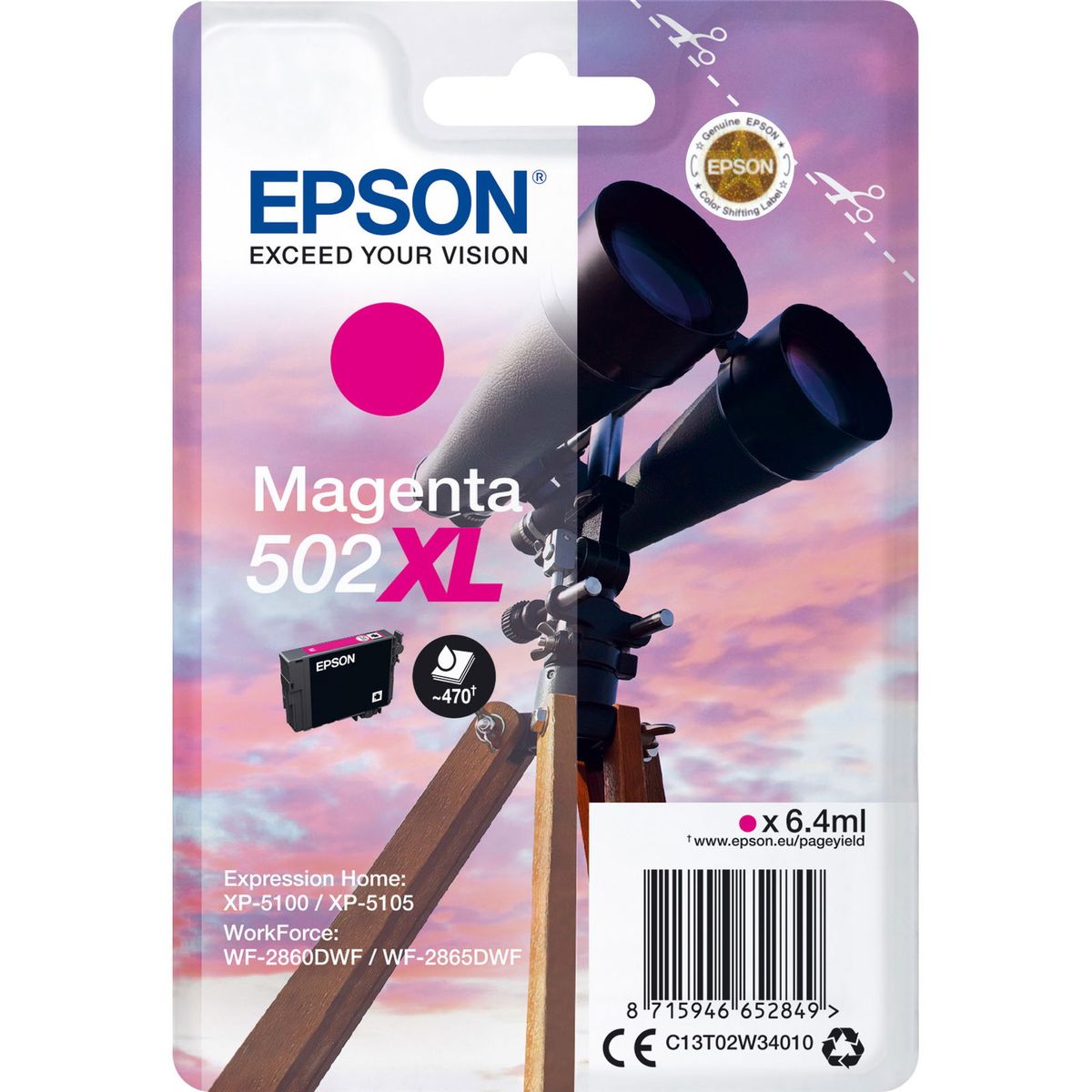 EPSON singlepack 502XL magenta