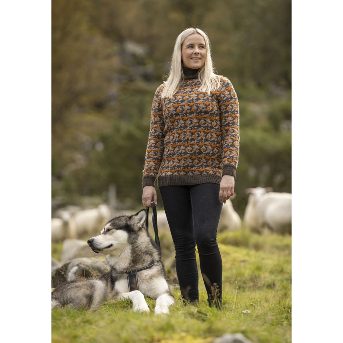 "Camorag" Genser - Viking Design 2336-6 Kit - XS-XXL - Viking Eco Highland Wool, fra Viking