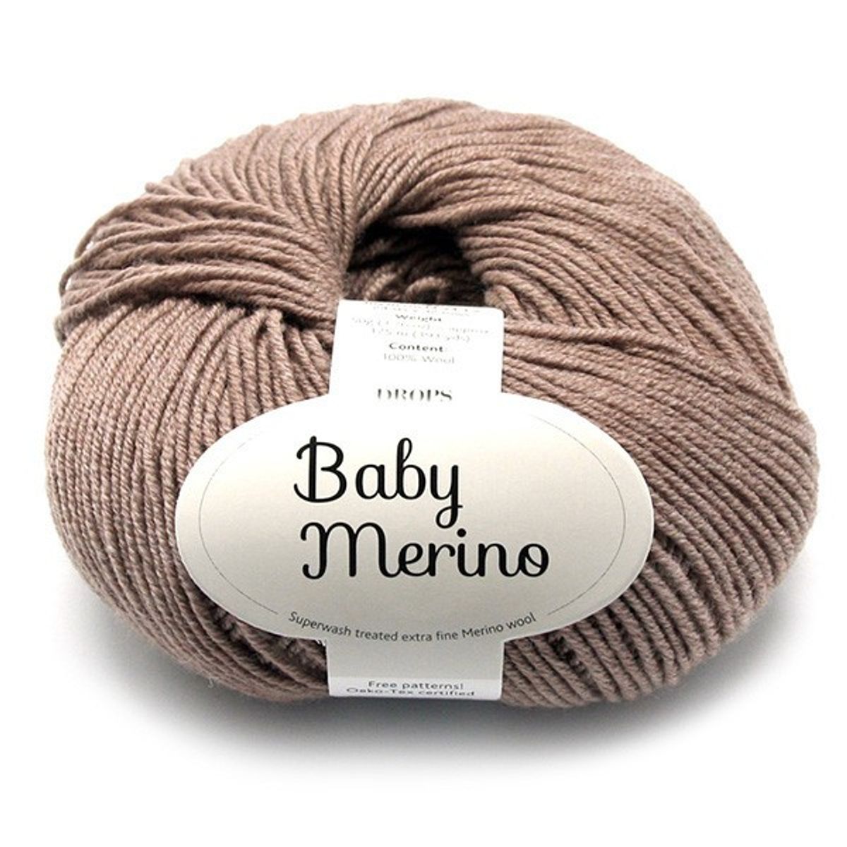 DROPS Baby Merino 17 Beige Mix, Uldgarn, fra DROPS Design