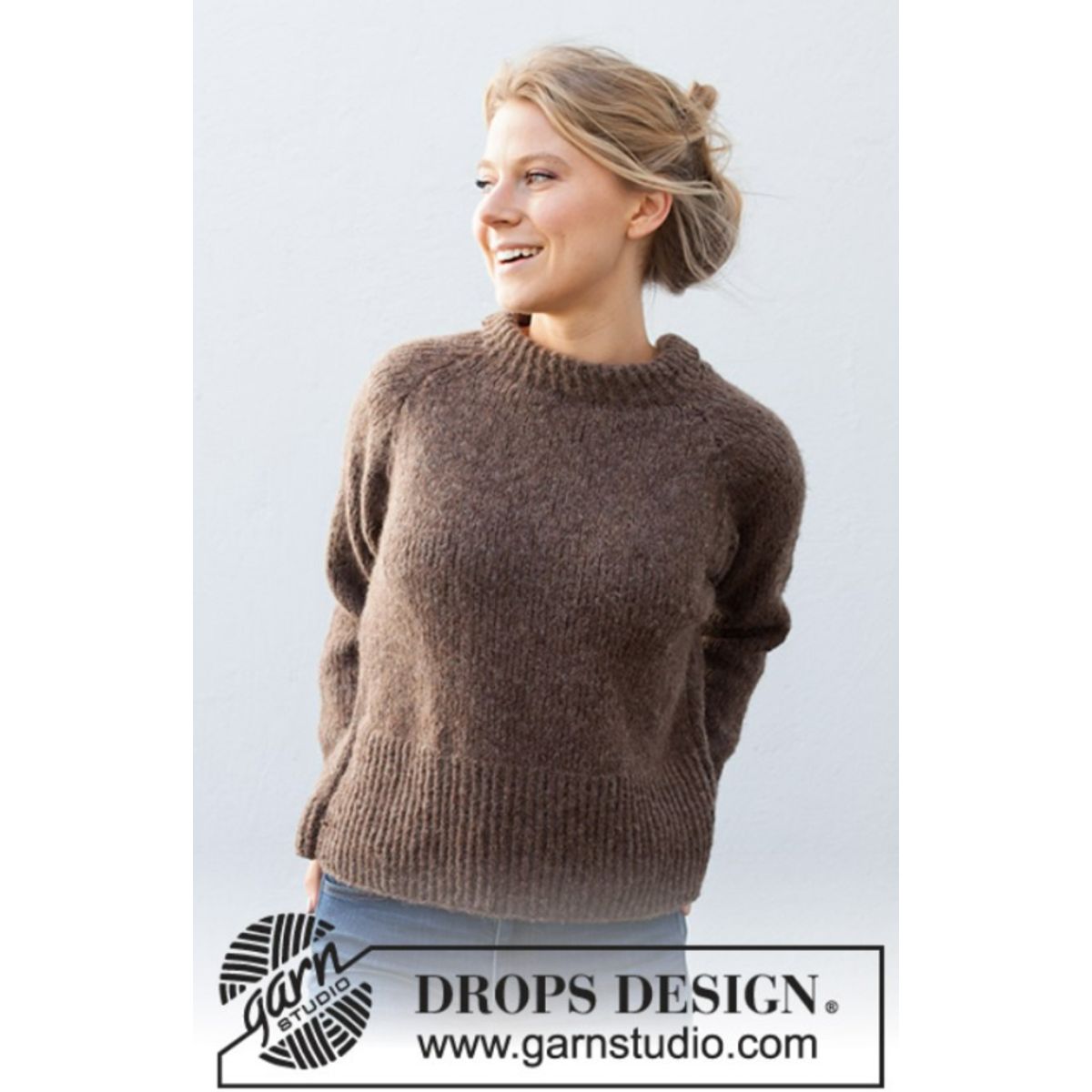 216-12 Autumn Pathways Sweater by DROPS Design, fra Viking