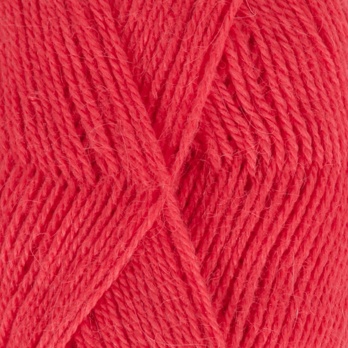 DROPS Alpaca Unicolor 3620 Rød, Alpacagarn, fra DROPS Design