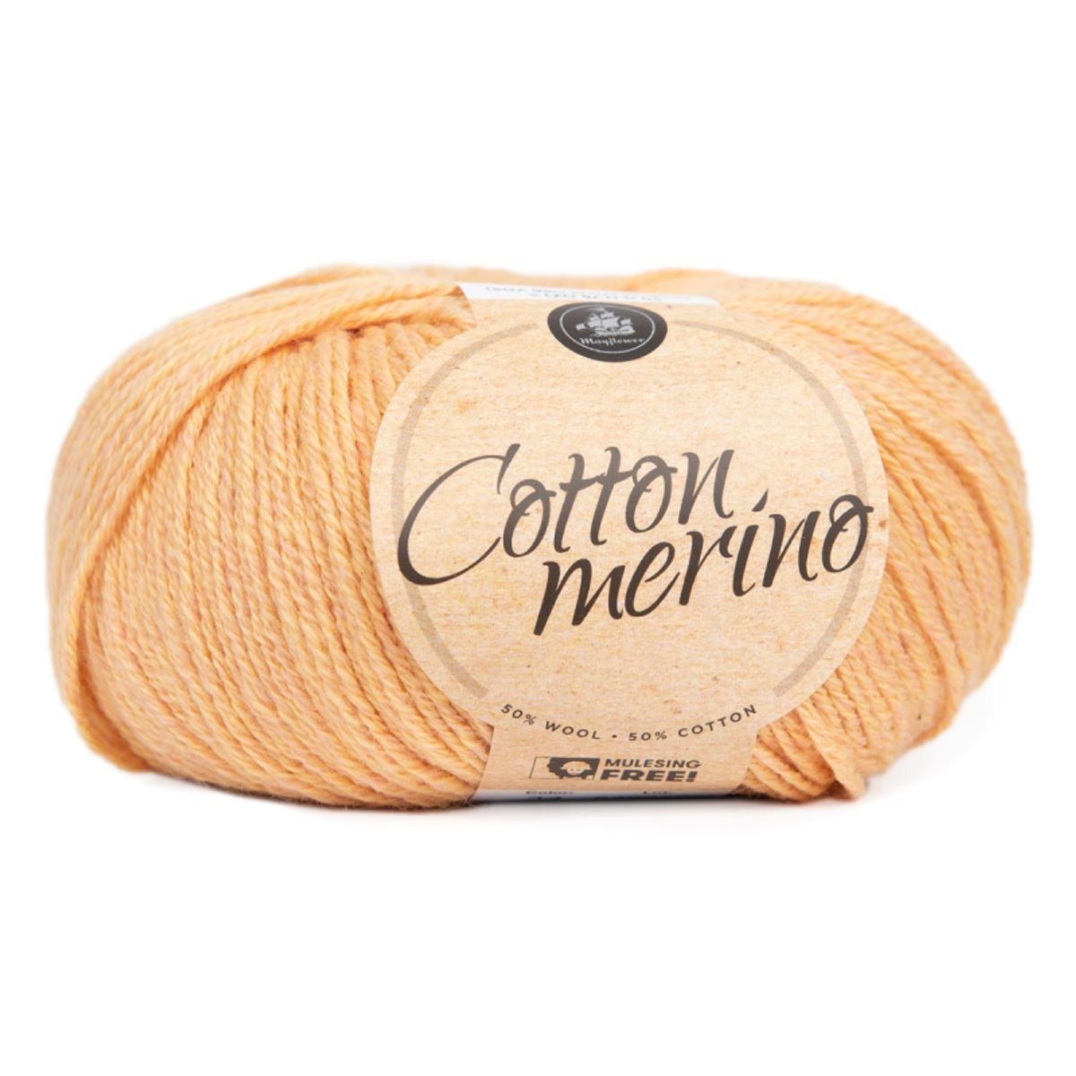 Mayflower Cotton Merino - Ler 034, Merinogarn, fra Mayflower