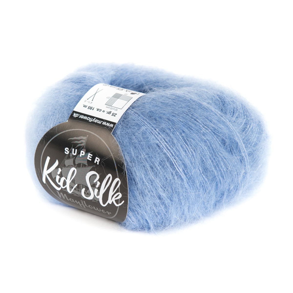 Mayflower Super Kid Silk - Lyseblå 30, Mohair/Silk, fra Mayflower