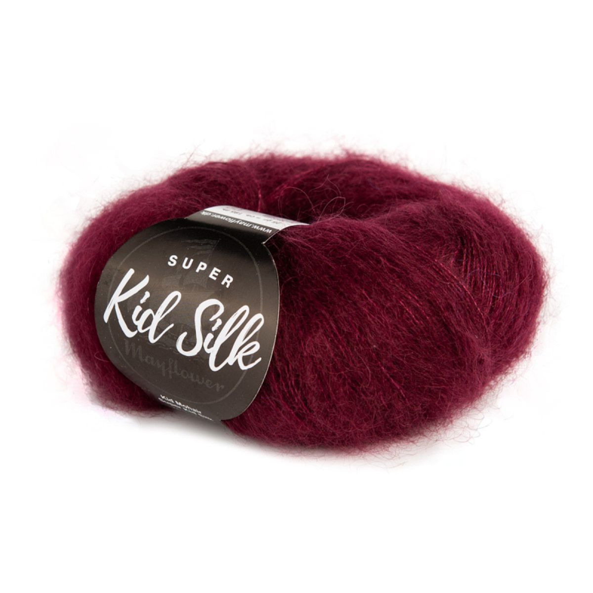 Mayflower Super Kid Silk - Bordeaux 42, Mohair/Silk, fra Mayflower