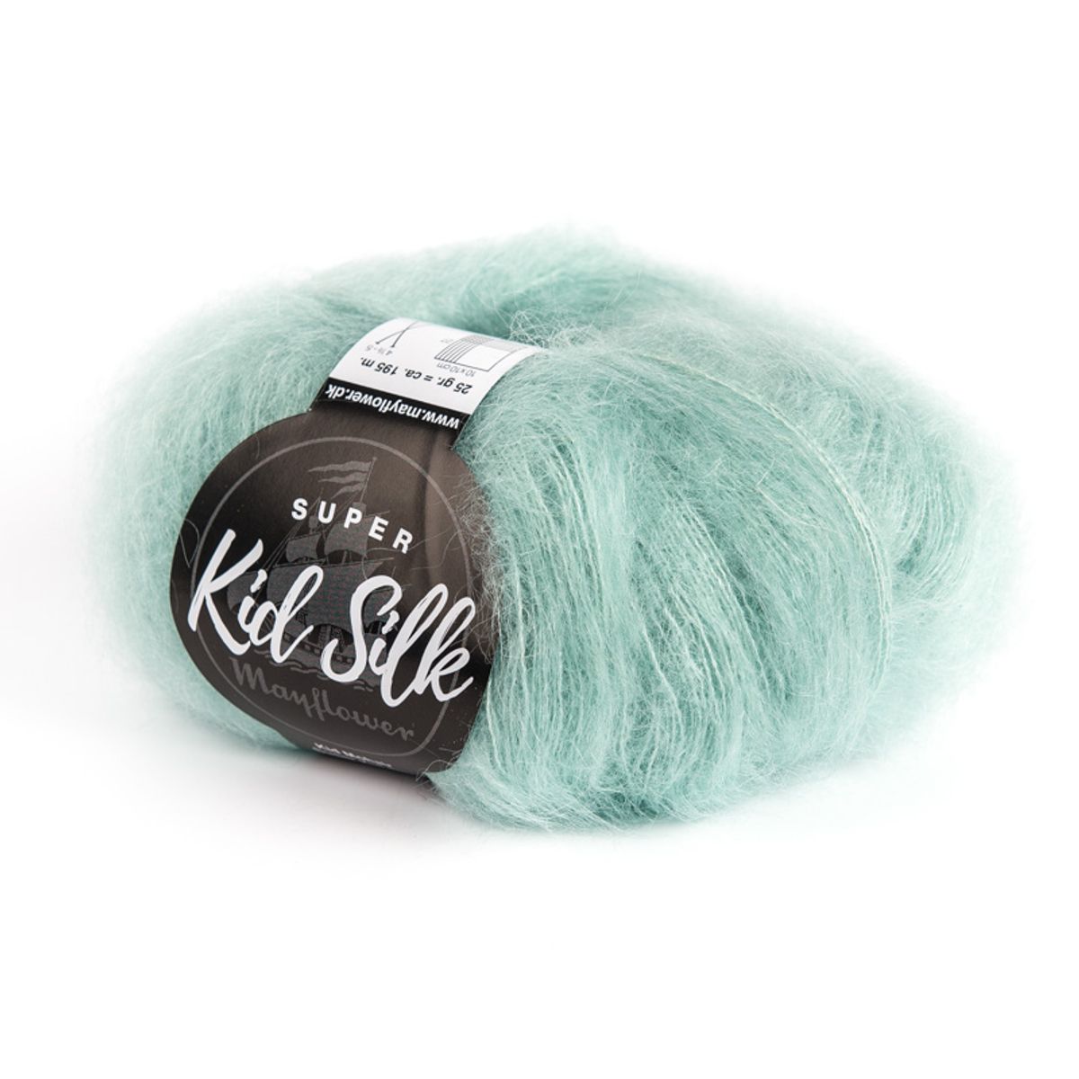 Mayflower Super Kid Silk - Lys Aquamarine 11, Mohair/Silk, fra Mayflower