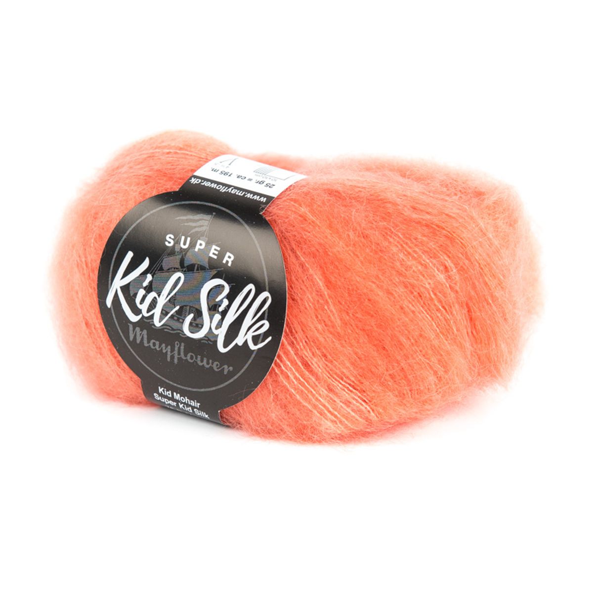 Mayflower Super Kid Silk - Fersken 14, Mohair/Silk, fra Mayflower