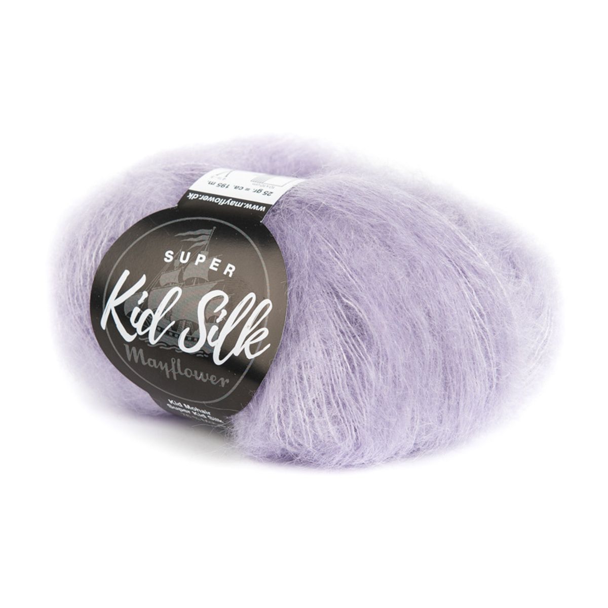 Mayflower Super Kid Silk - Lys Lilla 18, Mohair/Silk, fra Mayflower