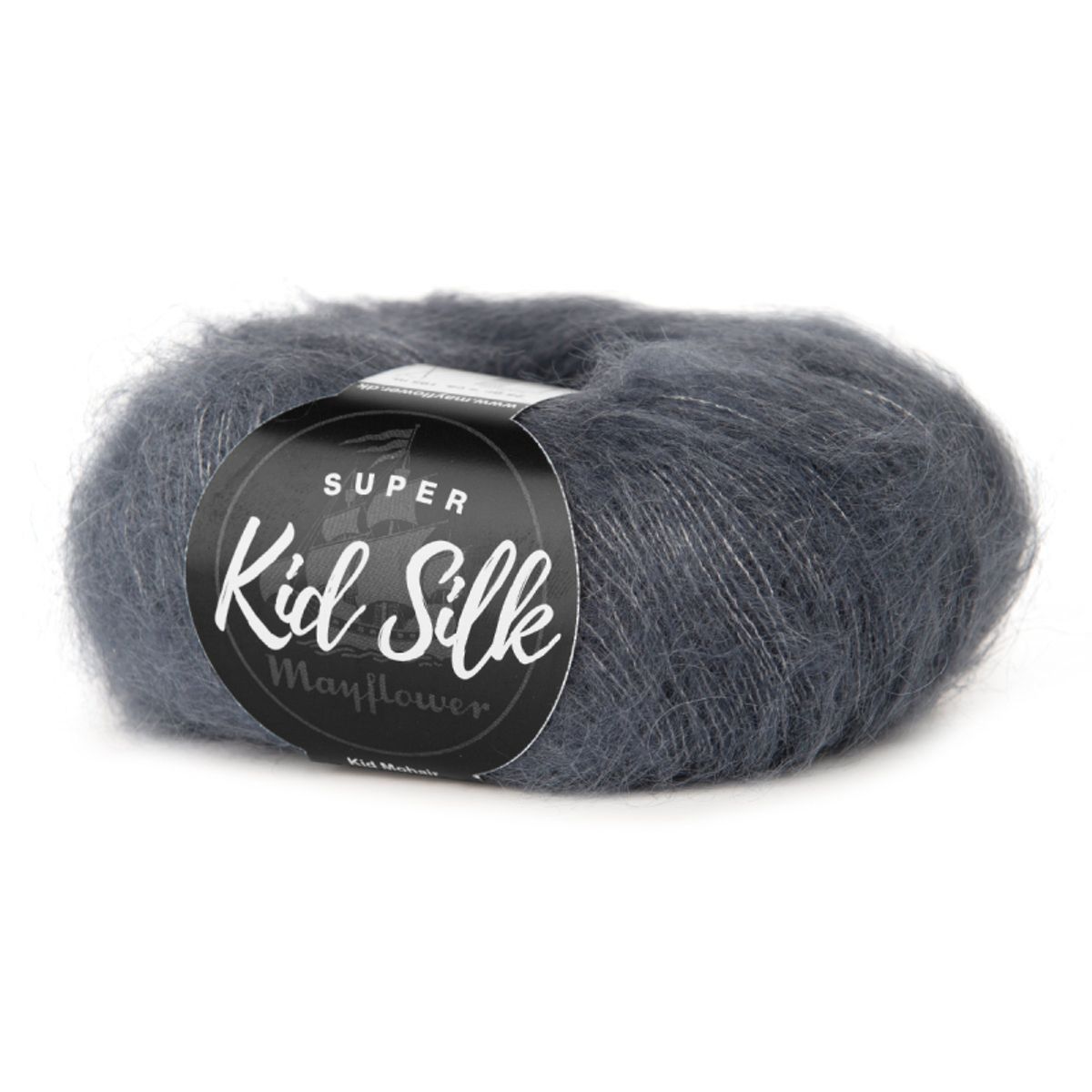 Mayflower Super Kid Silk - Meteorgrå 72, Mohair/Silk, fra Mayflower