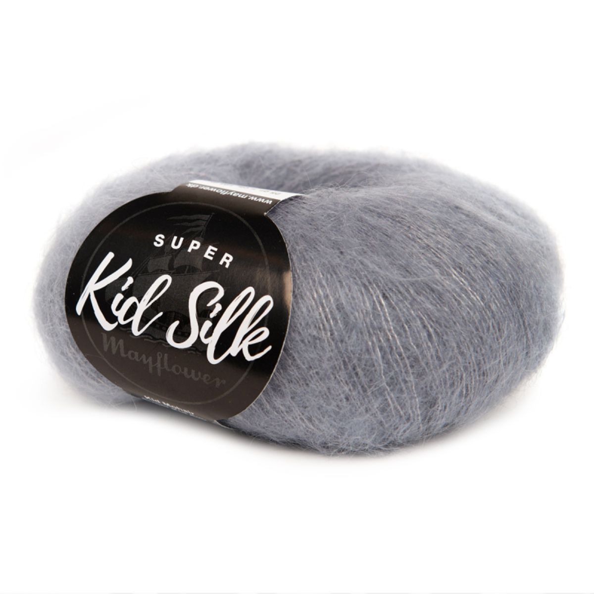 Mayflower Super Kid Silk - Monument Grå 83, Mohair/Silk, fra Mayflower