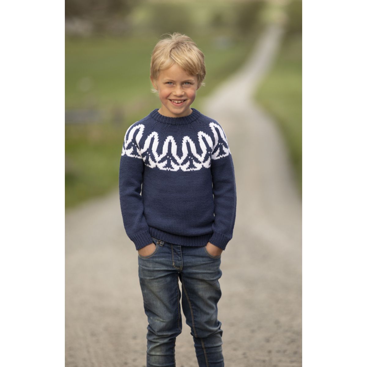 "Pilot" Genser - Viking Design 2019-2 Kit - 2-12 År - Viking Bamboo, fra Viking