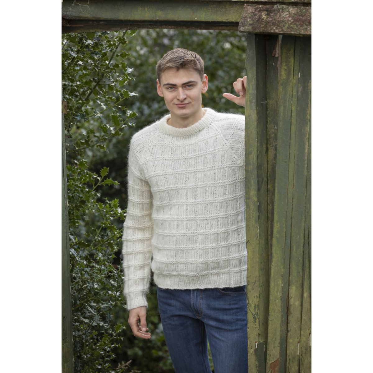 "Idland" Genser - Viking Design 2107-7 Kit - XXS-XXL - Viking Alpaca Bris, fra Viking