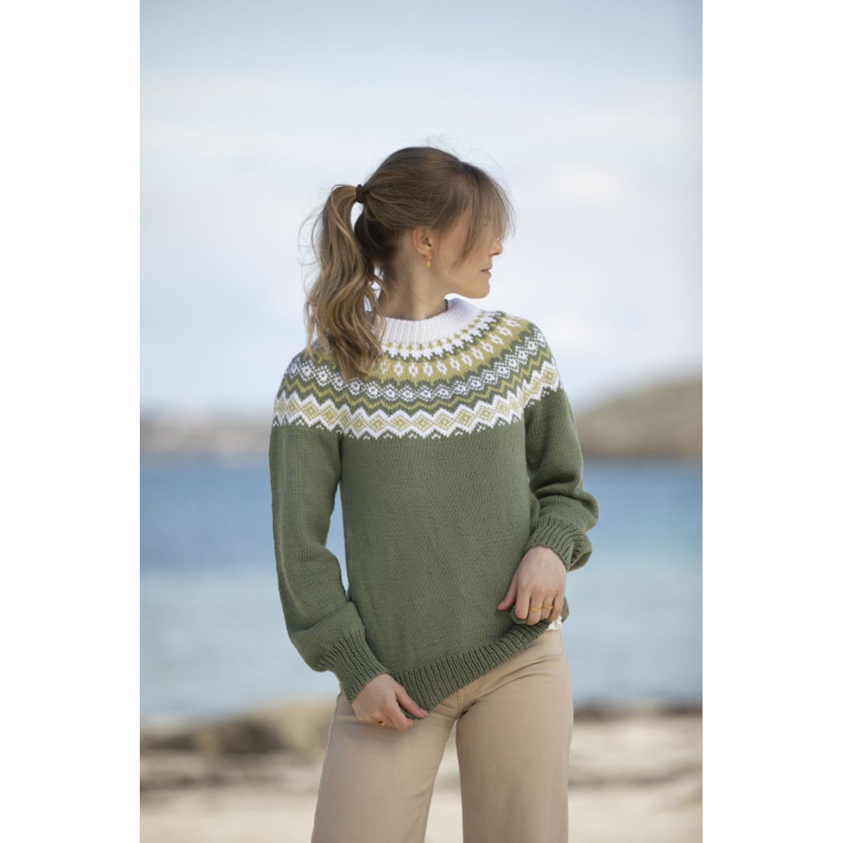 "Joliana" Genser - Viking Design 2124-3 Kit - XS-XXXL - Viking Bamboo, fra Viking