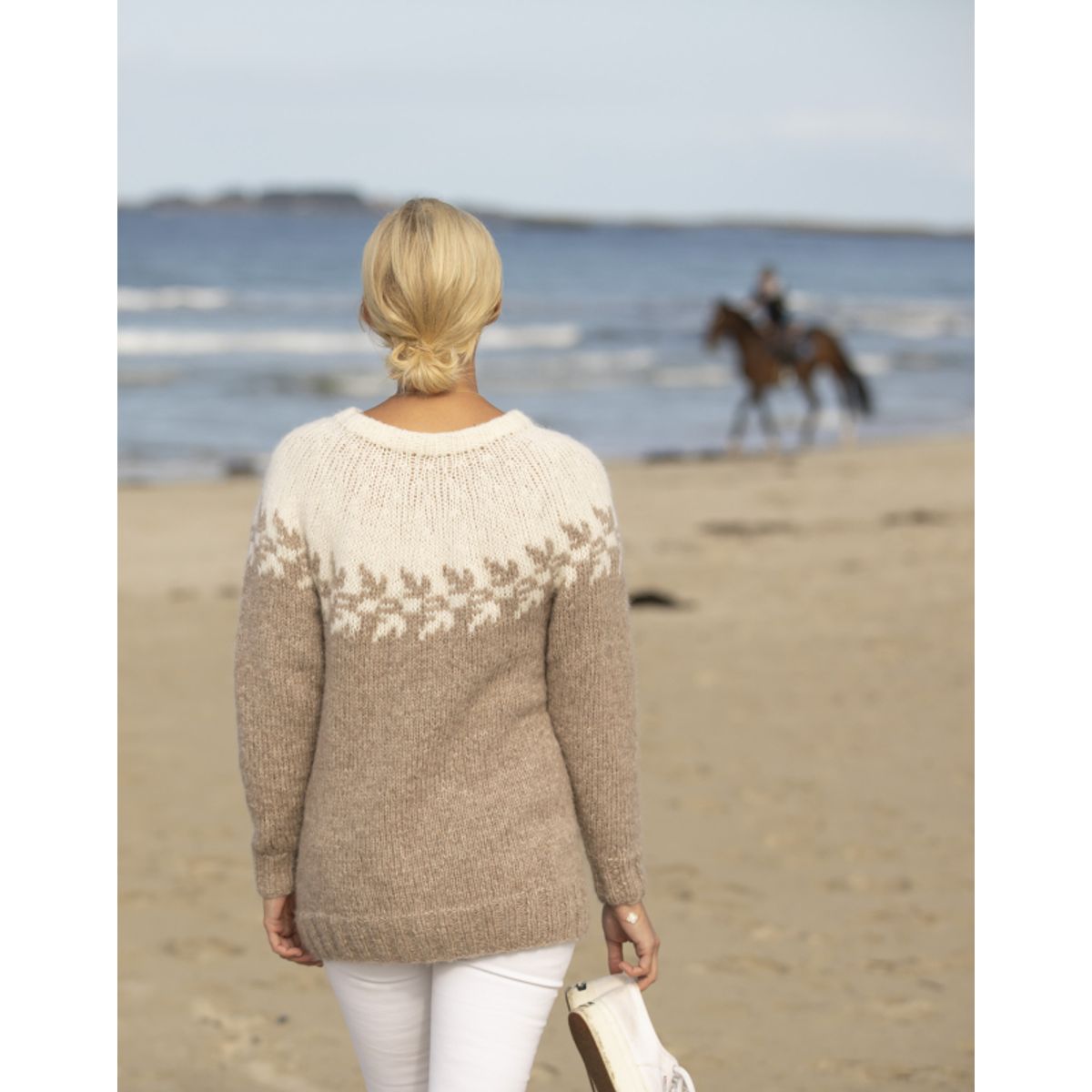 "Lykke" Genser - Viking Design 1922-6 Kit - XS-XXL - Viking Alpaca Bris, fra Viking