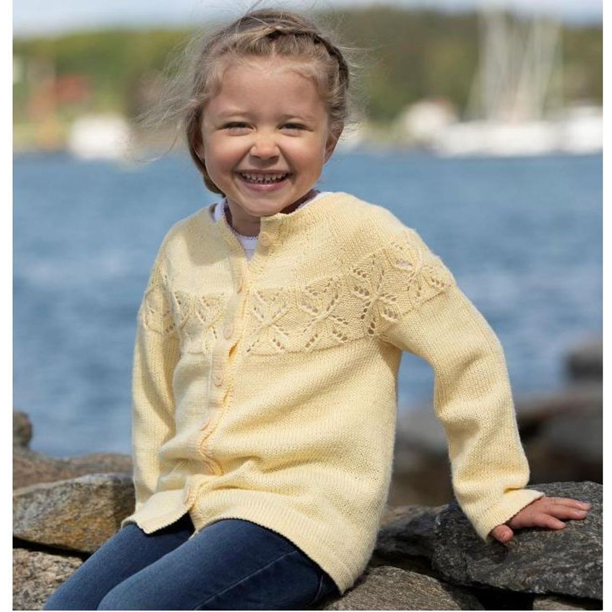 "Pinnie" Jakke - Viking Design 1918-3A Kit - 2-12 År - Viking Bambino, fra Viking