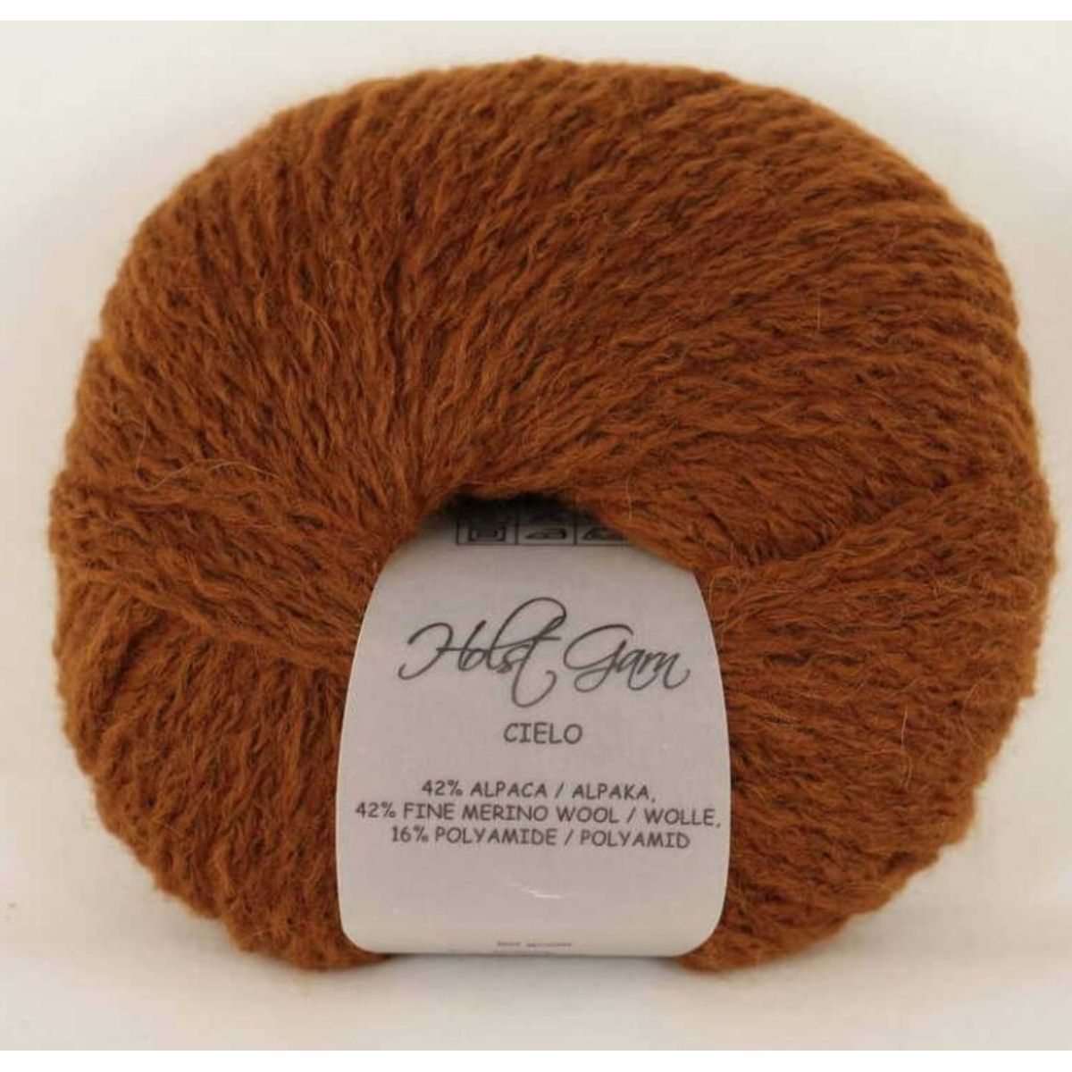 Holst Garn Cielo - 18 Toffee, 42% Baby Alpaca/42% Superfine Merino/16% Polyamid, fra Holst Garn