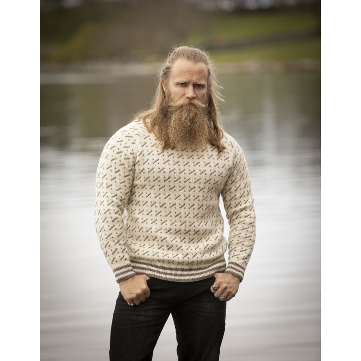 "Mode" Islænder - Viking Design 2127-8C Kit - XS-XXXL - Viking Eco Highland Wool, fra Viking