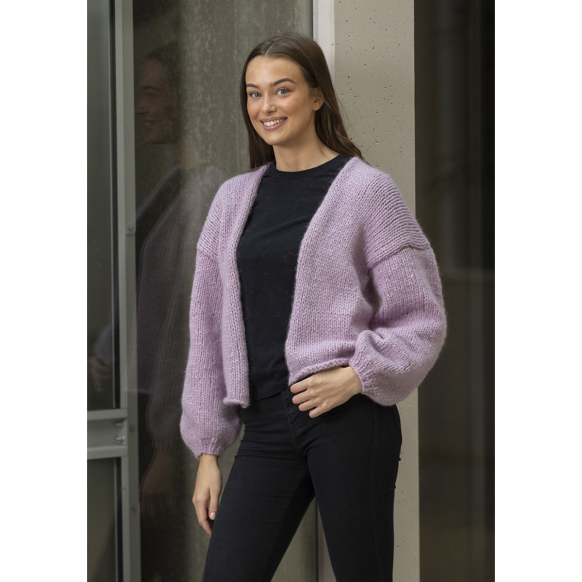 "Athelia" Jakke - Viking Design 2340-9 Kit - XS-XL - Viking Alpaca Bris, fra Viking