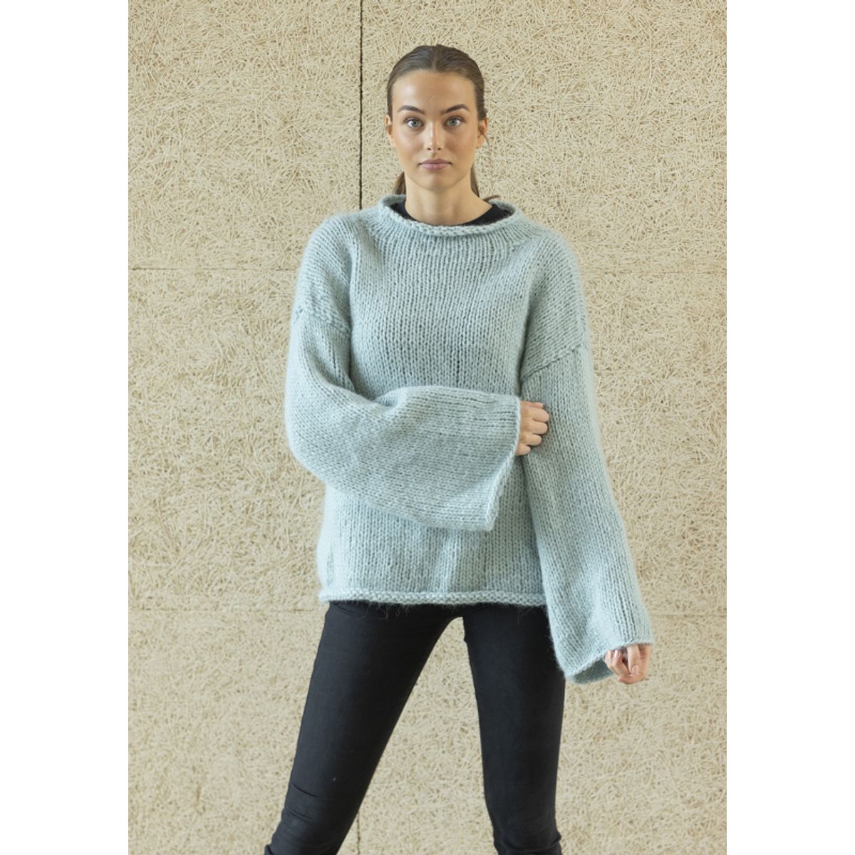 "Leana" Genser - Viking Design 2340-3A Kit - XS-XL - Viking Alpaca Bris, fra Viking