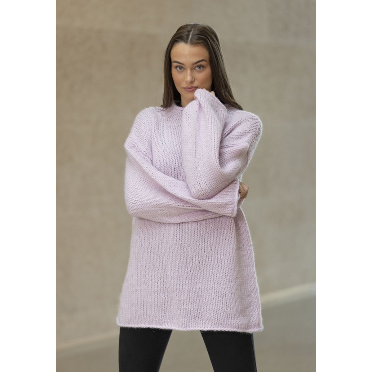 "Leana" Genser - Viking Design 2340-3B Kit - XS-XL - Viking Alpaca Bris, fra Viking