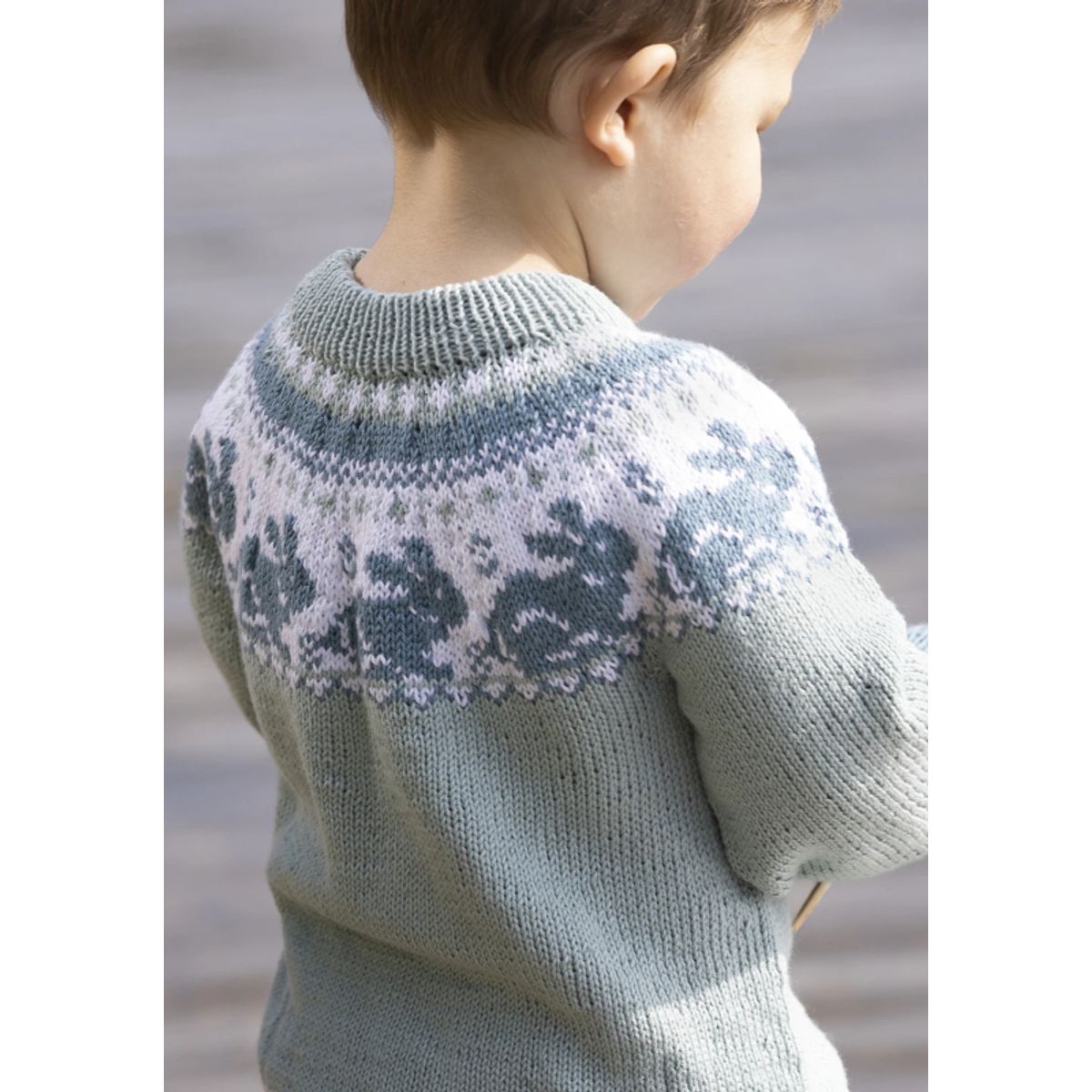 "Kanin" Genser- Viking Design 2323-5 Kit - 1 - 8år - Viking Bambino, fra Viking