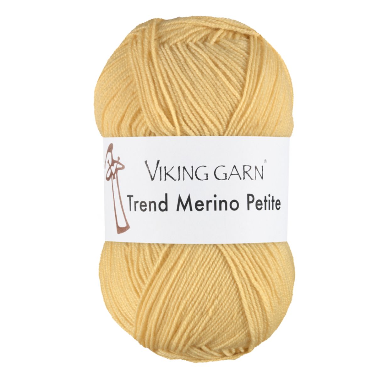 Viking Trend Merino Petite 344 Lys gul, Merinould, fra Viking