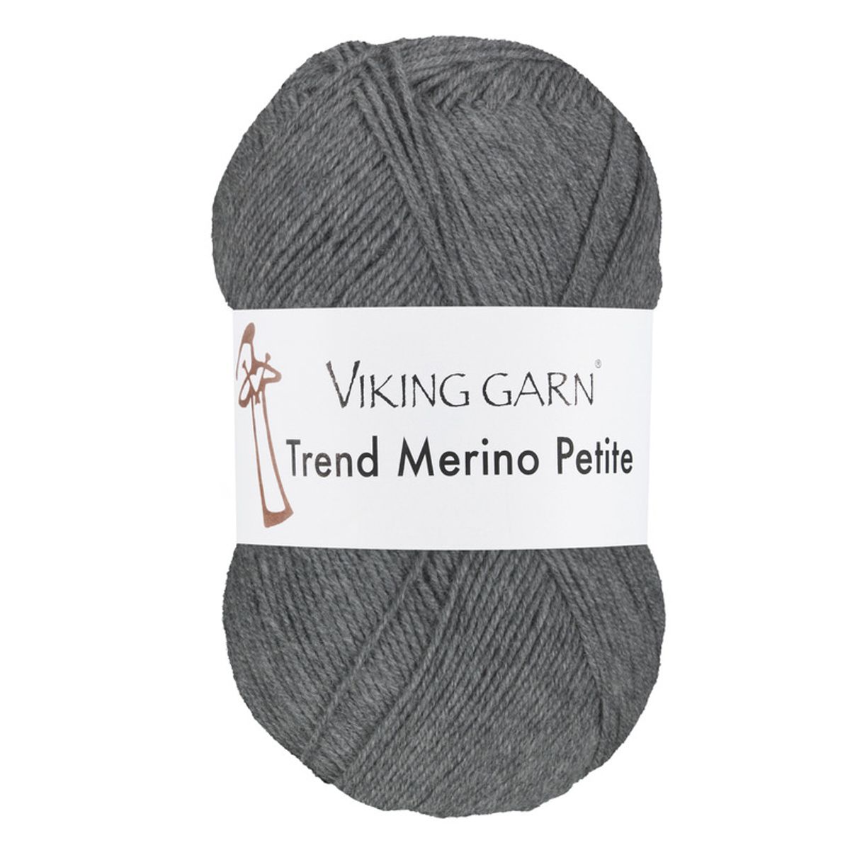 Viking Trend Merino Petite 315 Mørk gråmeleret, Merinould, fra Viking