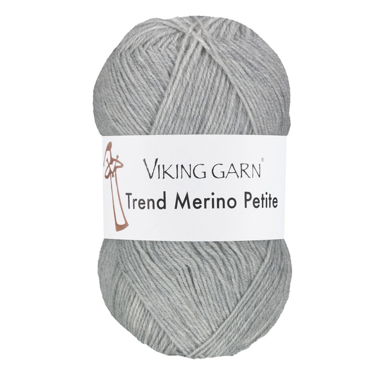 Viking Trend Merino Petite 313 gråmeleret, Merinould, fra Viking