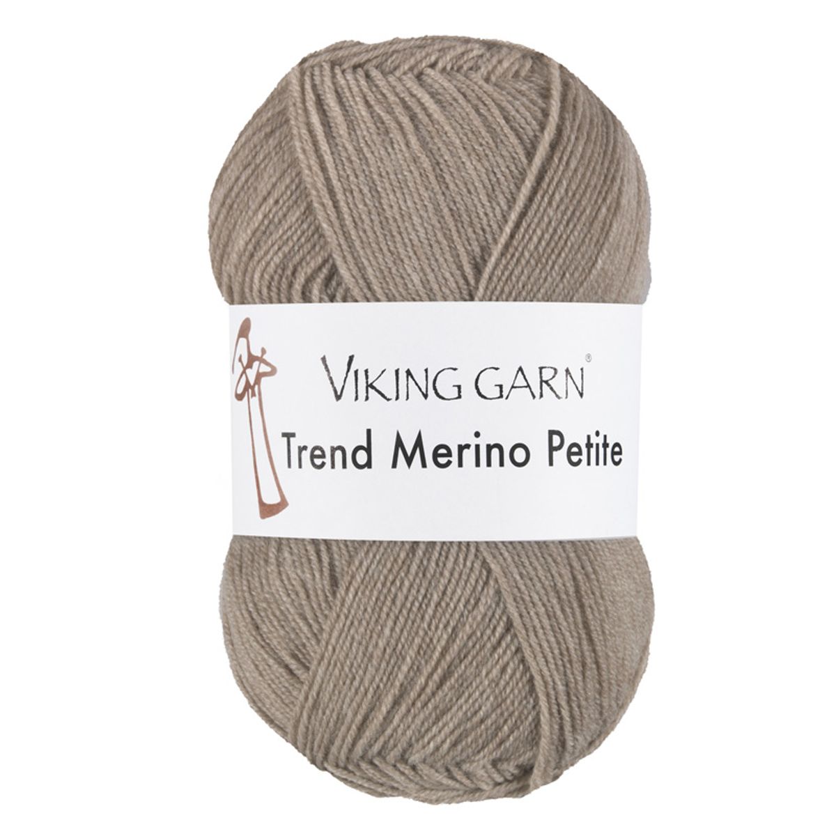 Viking Trend Merino Petite 397 Beigemeleret, Merinould, fra Viking