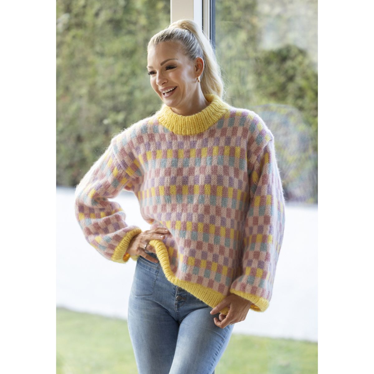 "Emery" Genser - Viking Design 2416-7 Kit - XS-XXL - Viking Alpaca Bris, fra Viking